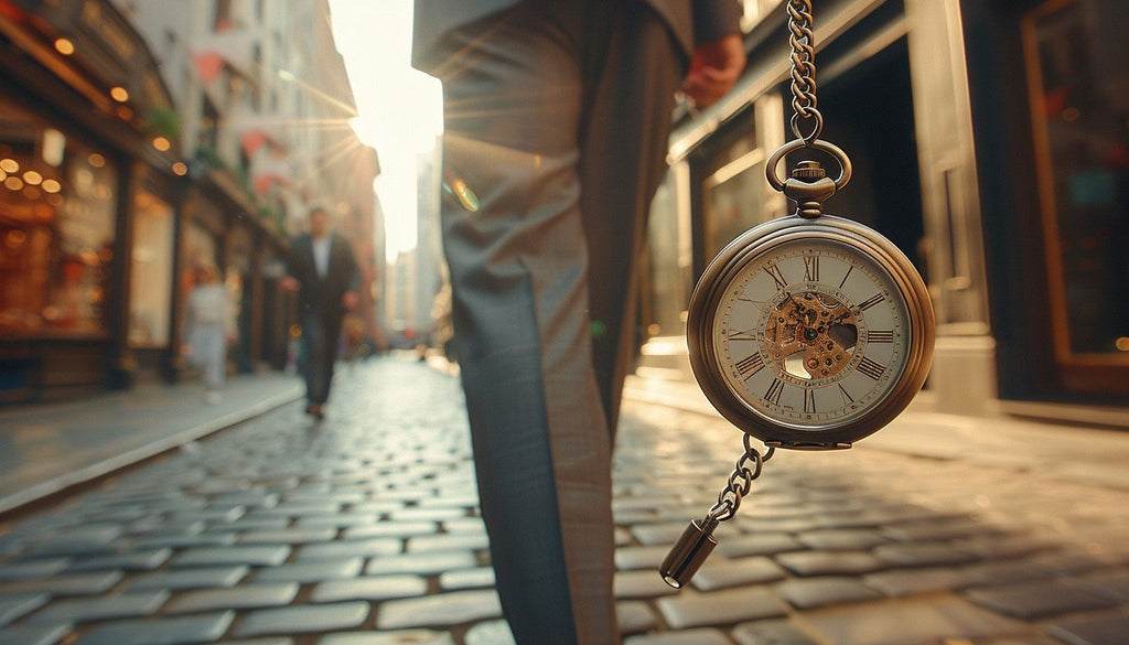 comment porter montre gousset homme