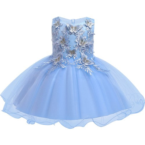 light blue butterfly dress