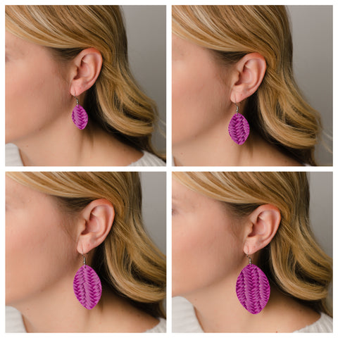 FLD Leather Earring Sizing – Feather Leather Designs