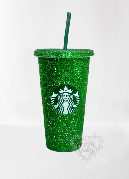 Starbucks Reusable Cold Cup Tumbler with Red Crystals – With Love Boss Lady