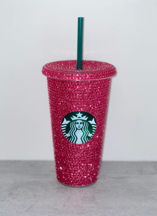 Starbucks Reusable Cold Cup Tumbler with Red Crystals – With Love Boss Lady