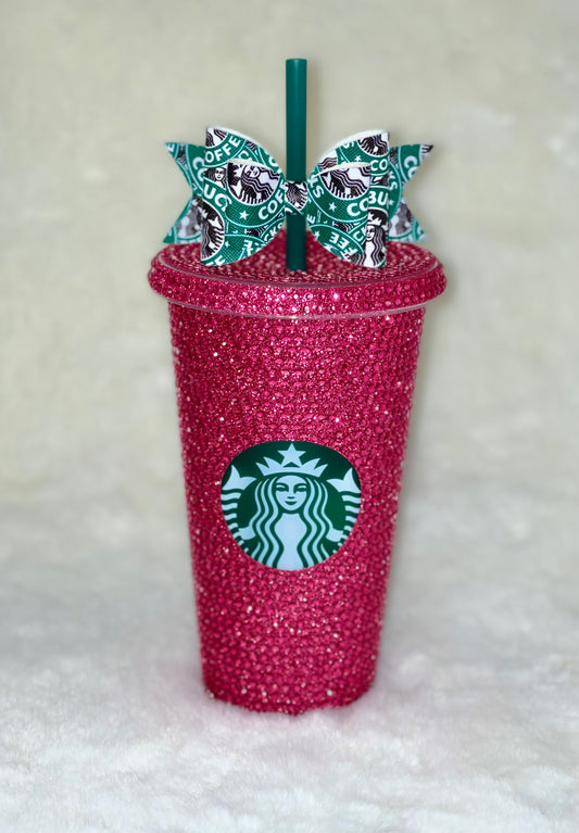 Starbucks Reusable Cold Cup Tumbler with Crystals – With Love Boss