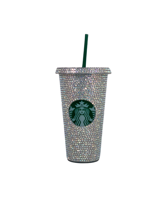 Starbucks Reusable Cold Cup Tumbler with Red Crystals – With Love