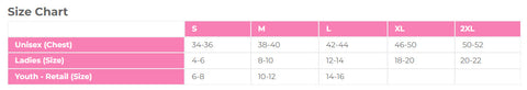 Simply Southern Women and Youth Sizing Chart