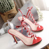 Cross strap high heel fish mouth female sandals