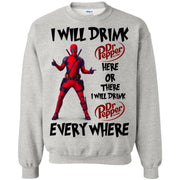 Deadpool I will drink Dr Pepper here or there