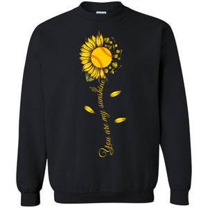 You Are My Sunshine Sunflower Softball