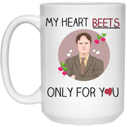 Dwight Schrute My Heart Beets Only For You mug