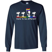 Snoopy Kiss my ass Dare to be different LGBT