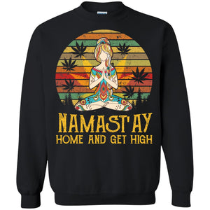 Yoga Namastay home and get high