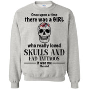 Once upon a time there was a girl who really loved skull and had tattoos