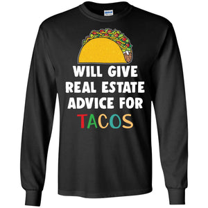 Will give real estate advice for Tacos