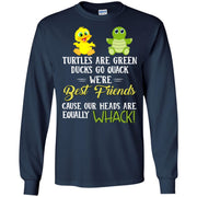 Turtles are green Ducks go Quack we’re Best Friends shirt