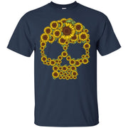 Sunflower skull shirt