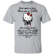 One upon a time there was a girl who really loved Hello Kitty and had tattoos