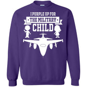 I purple up for the military child