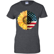 America flag sunflower