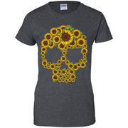 Sunflower skull shirt