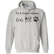 I’m a Simple Woman I like Harry Potter, Wine and Paw Dog