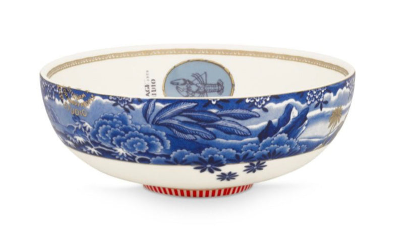 PiP Studio Heritage Bowl Blue Border 20cm – The Lovely Room