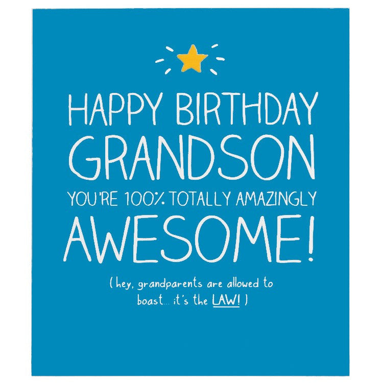 Happy Jackson Happy Birthday Grandson Card The Lovely Room