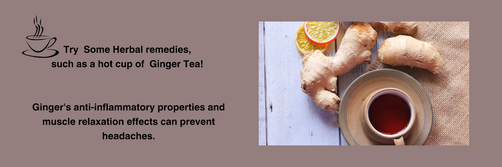 Ginger tea for headache relief Dr Trust PNG