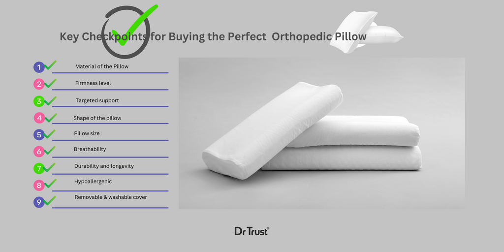 Key Checkpoints for Buying the Perfect Orthopedic Support Pillow