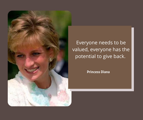 Princess Diana, world mental health day inspiring quotes Dr Trust PNG