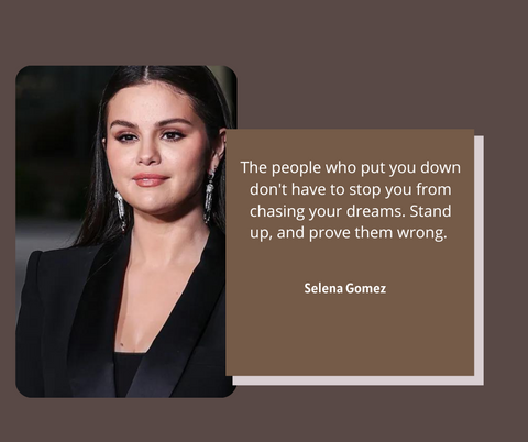 Selena Gomez Quote on mental health PNG