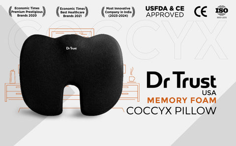 Dr Trust USA Coccyx Pillow Donut cushion Tailbone Support 304