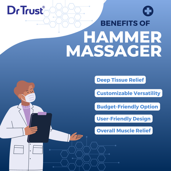 hammer Massager Benefits- Dr Physio Electric Massagers PNG