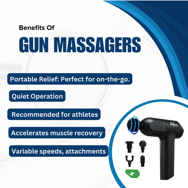 Gun Massager Benefits -  Dr Physio By Dr Trust PNG