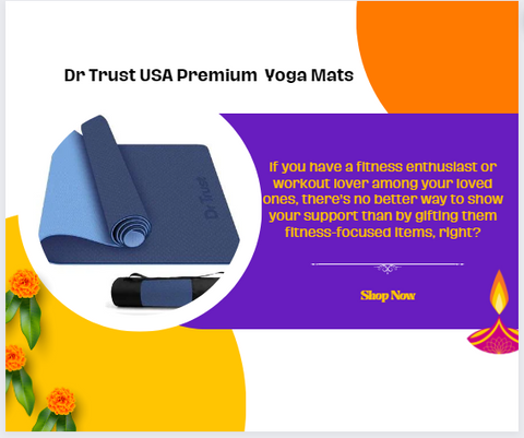 Yoga Mat for Exercising and Workout PNG Dr Trust