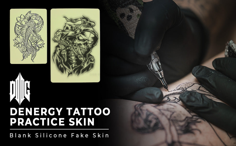 Silicone Tattoo Practice Skin - Premium Size 30cm x 20cm x 3mm Thick
