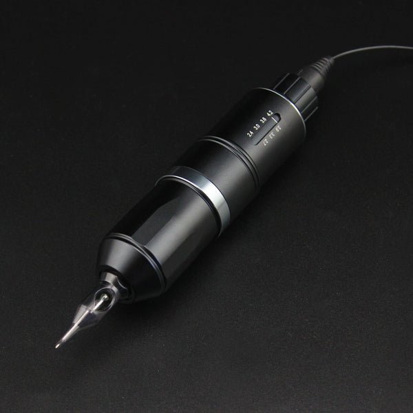 DF Adjustable Stroke Pro Tattoo Pen Machine PMU SMP Machine RCA Interf   Needlewalk