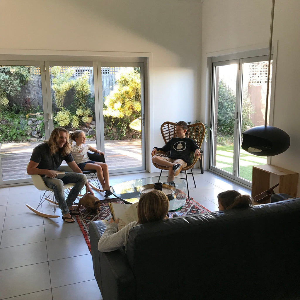 Our kids also loved preparing for our picnics with Dad in the kitchen. 