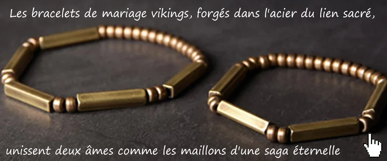 Bracelets vikings de mariage