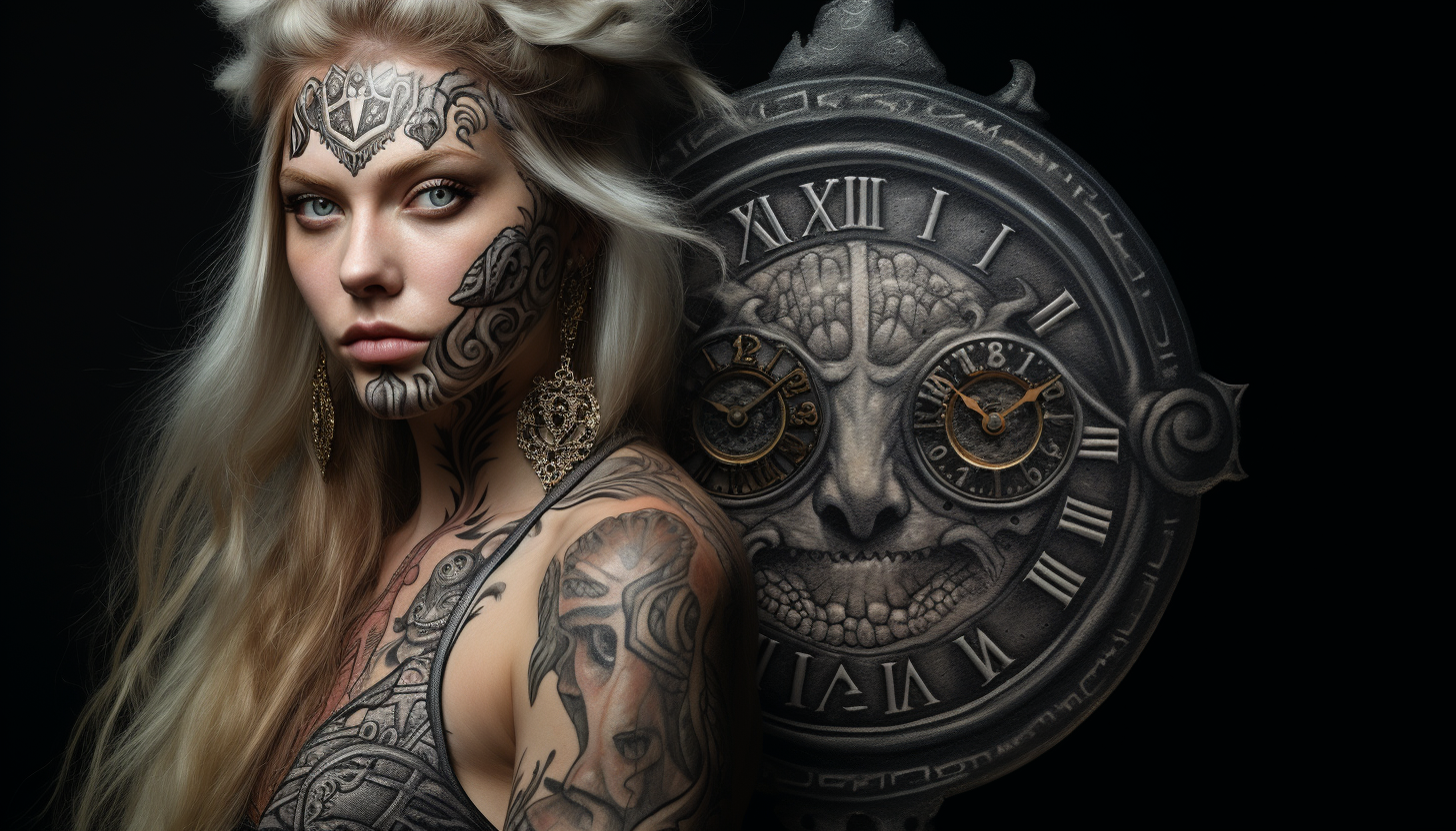 montre viking tatouage