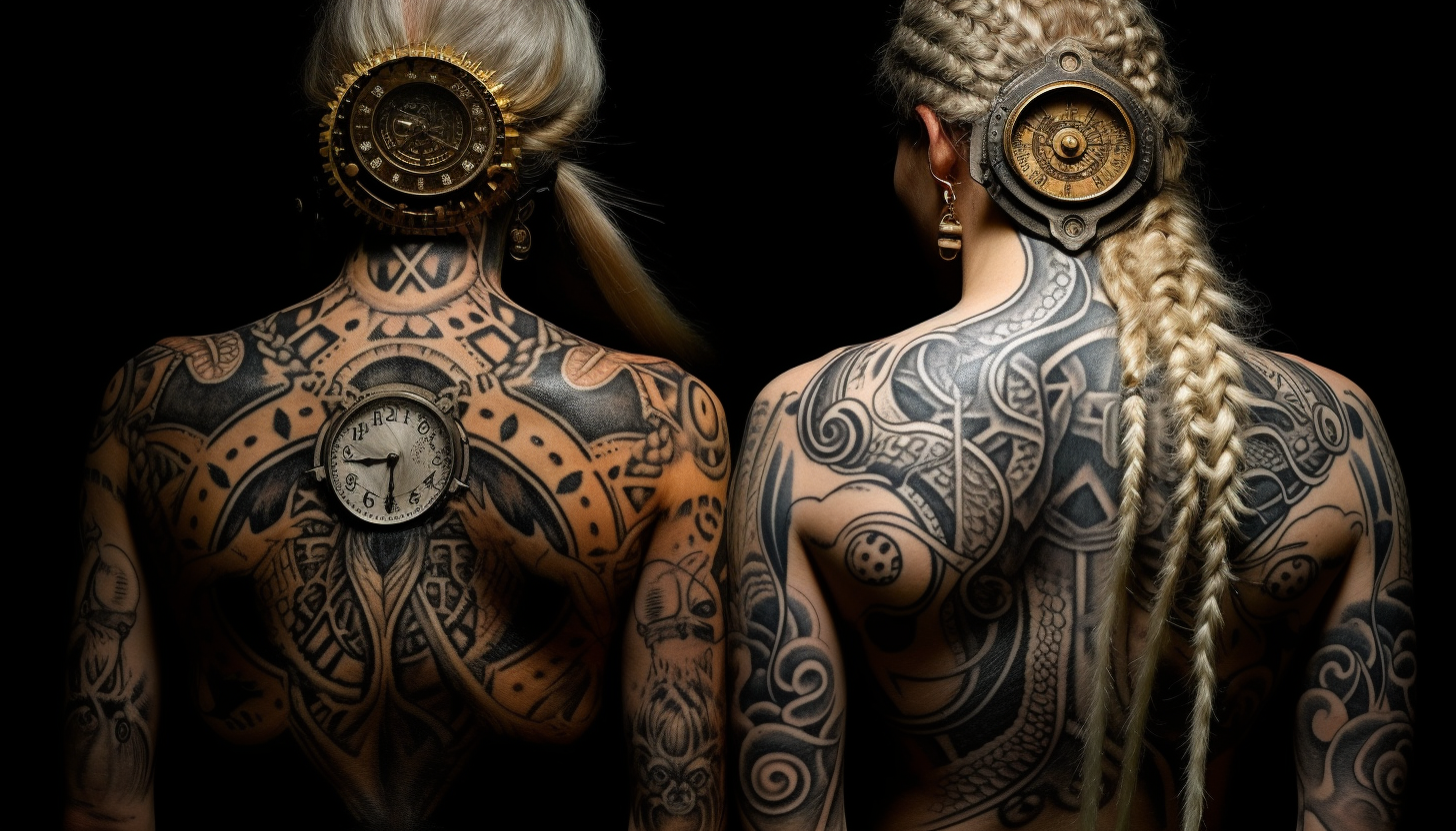 Horloge viking tatouage