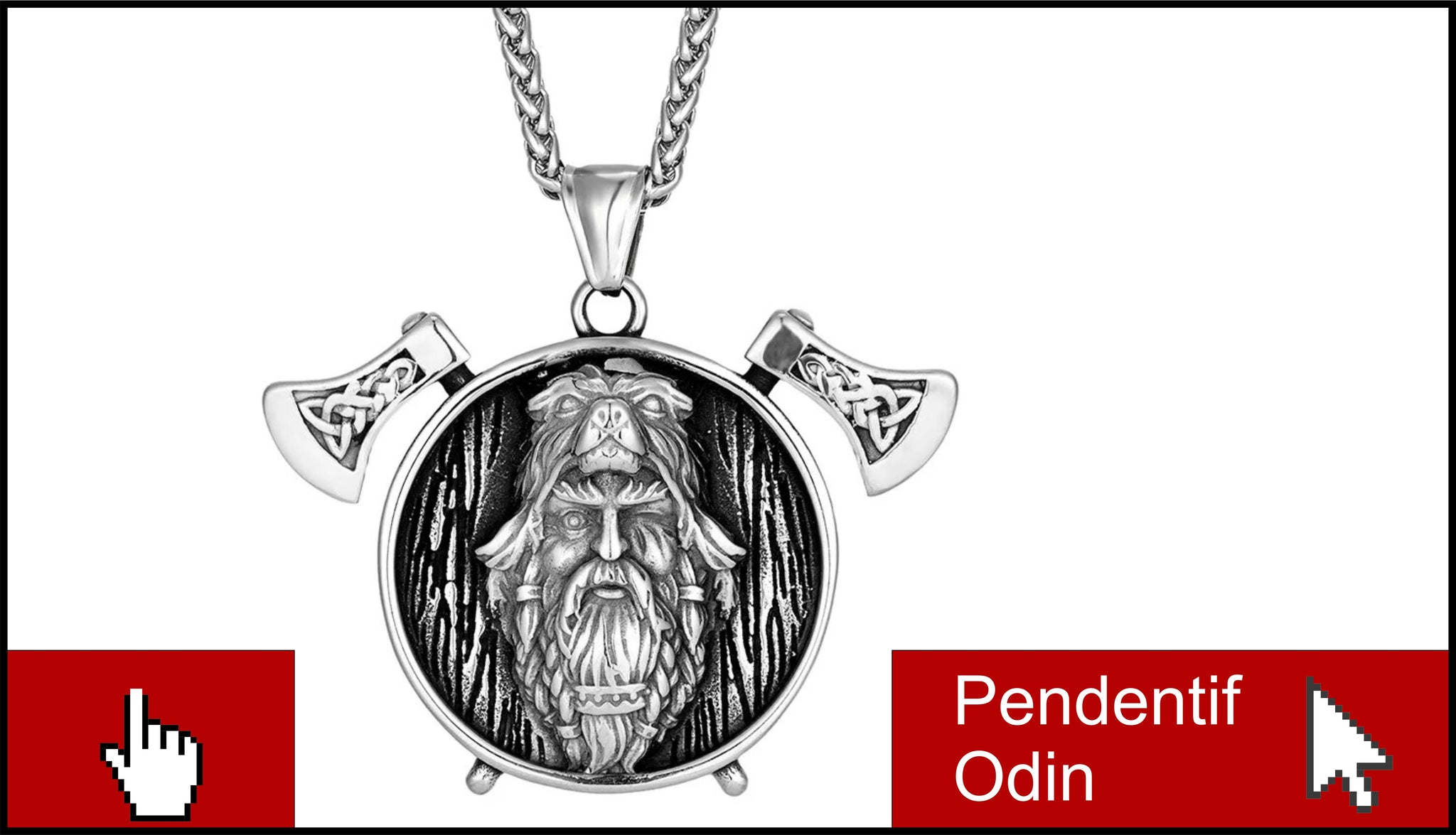 Pendentif viking odin