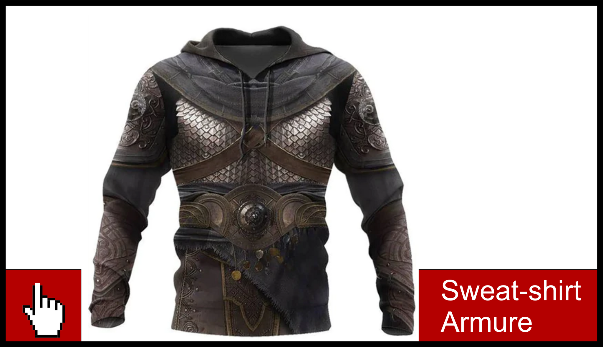 sweat-shirt-viking-armure