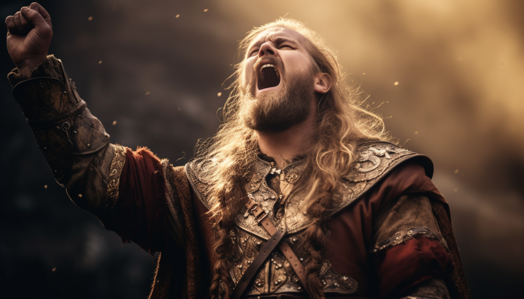 skald viking a un mariage nordique