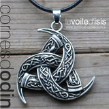 symbole triskelion a cornes viking