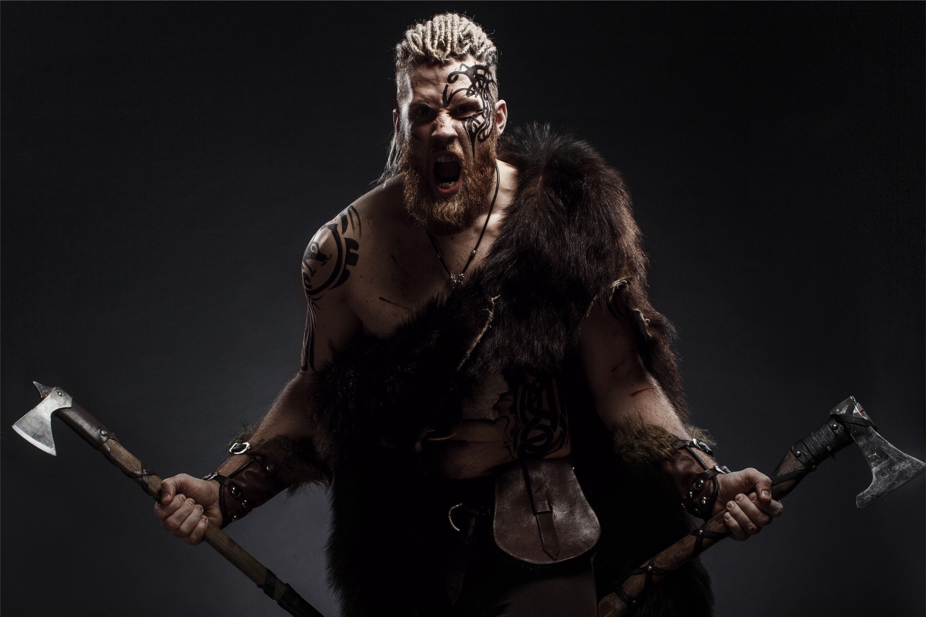 viking combattant à la hache*