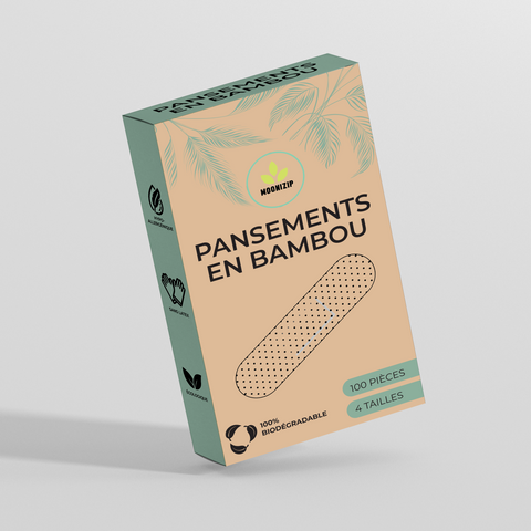 Pansements en bambou hypoallergéniques et biodégradables