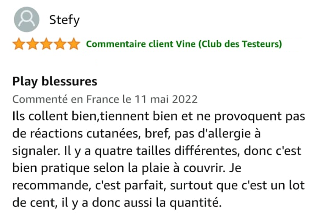 avis pansements en bambou hypoallergénique et biodégradables amazon 