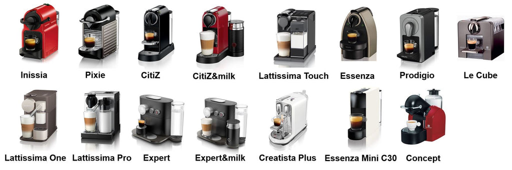 Machines à café Nespresso compatibles avec une capsule réutilisable en inox