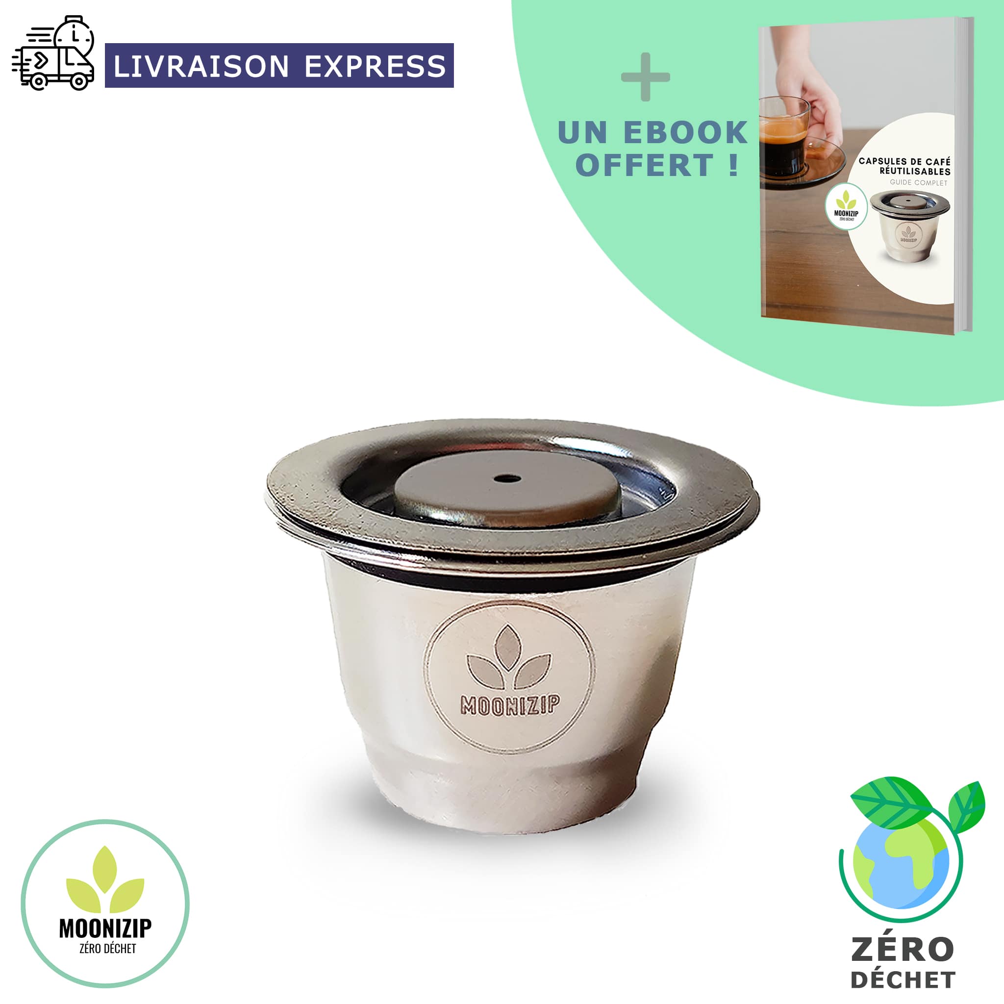 Pods Tassimo réutilisables Dosettes rechargeables Tassimo pour Bosch Tassimo  Machine Capsules de café filtre à café rechargeables avec couvercle Slicone  Cuillère à café Bru