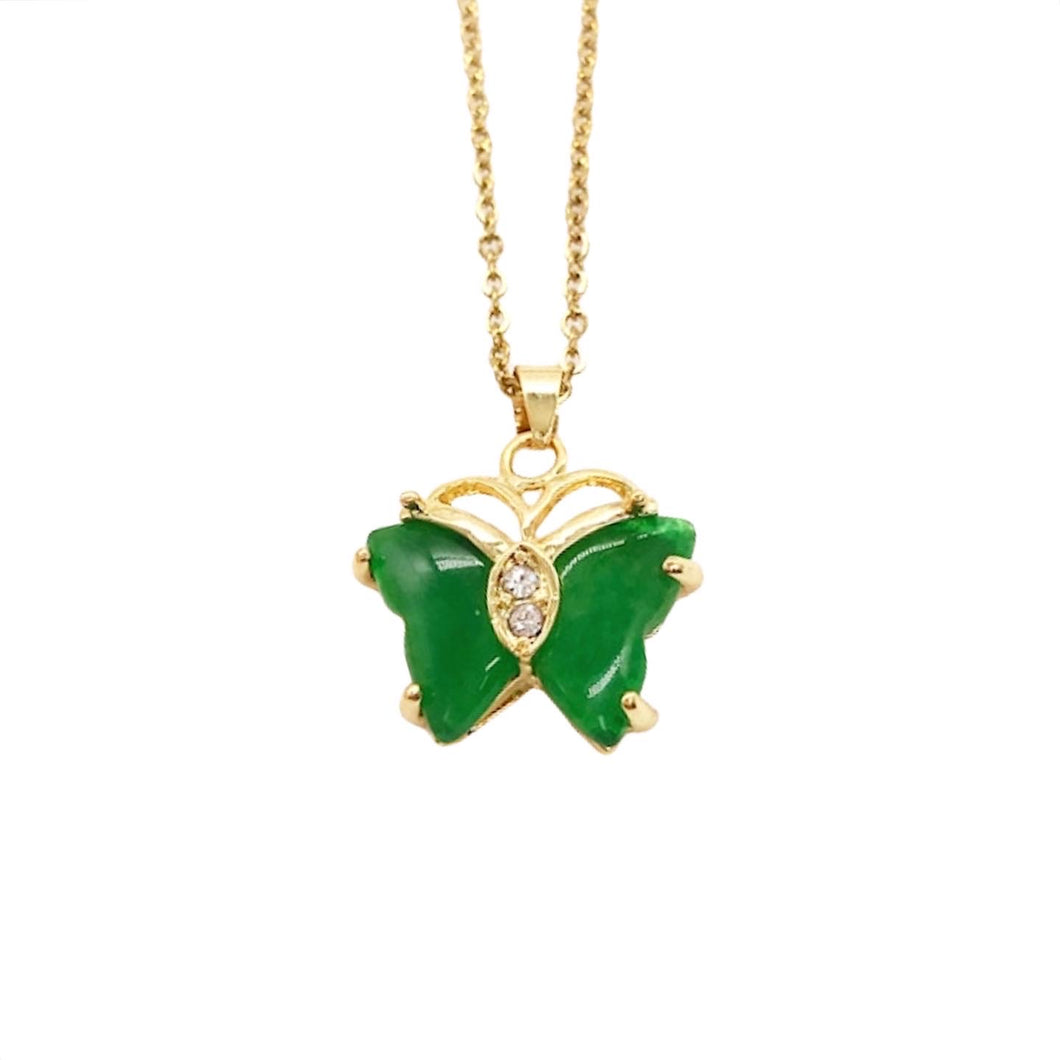 Jade Butterfly Necklace – CraftedJewels