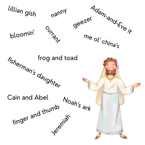 The Bible in Cockney rhyming slang 